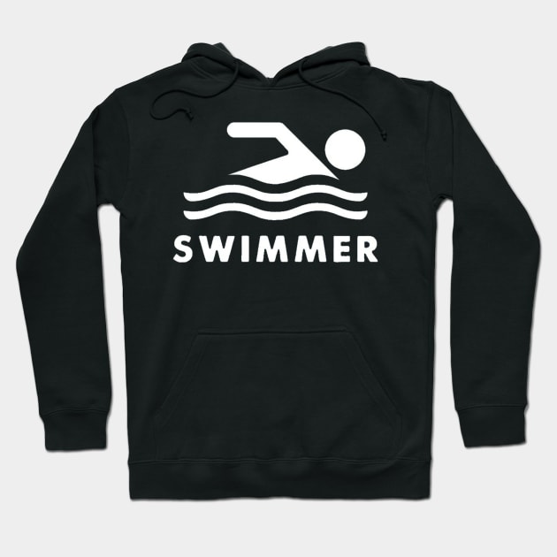 swimmer Hoodie by DerrickDesigner